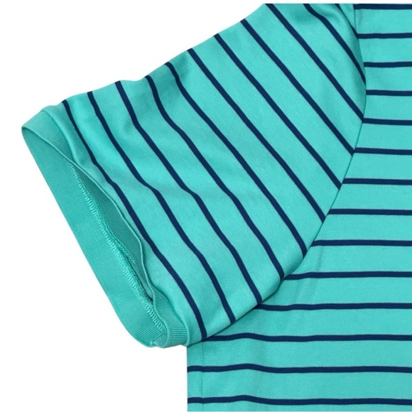 POLO RALPH LAUREN - Men’s Classic Fit Soft Cotton Striped Polo, Sea Green - XXL - Picture 9 of 11